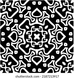 Design seamless monochrome geometric pattern. Abstract background. Vector art.Perfect for site backdrop, wrapping paper, wallpaper, textile and surface design. 