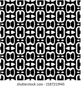 Entwurf nahtloser monochromer geometrischer Muster. Abstrakter Hintergrund. Vector art.Perfekt für Website-Hintergrund, Wickelpapier, Tapete, Textil und Oberflächendesign. 