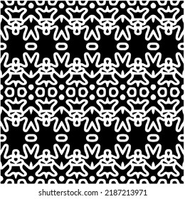 Design seamless monochrome geometric pattern. Abstract background. Vector art.Perfect for site backdrop, wrapping paper, wallpaper, textile and surface design. 