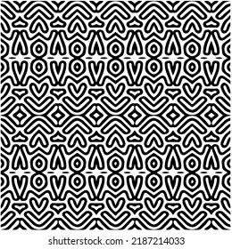 Design seamless monochrome geometric pattern. Abstract background. Vector art.Perfect for site backdrop, wrapping paper, wallpaper, textile and surface design. 