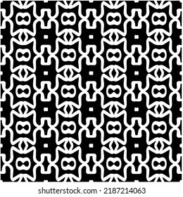 Design seamless monochrome geometric pattern. Abstract background. Vector art.Perfect for site backdrop, wrapping paper, wallpaper, textile and surface design. 