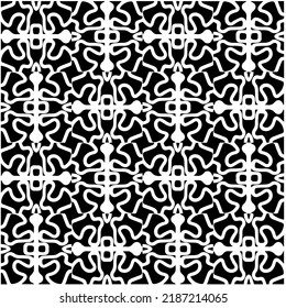 Entwurf nahtloser monochromer geometrischer Muster. Abstrakter Hintergrund. Vector art.Perfekt für Website-Hintergrund, Wickelpapier, Tapete, Textil und Oberflächendesign. 