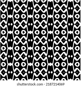 Design seamless monochrome geometric pattern. Abstract background. Vector art.Perfect for site backdrop, wrapping paper, wallpaper, textile and surface design. 