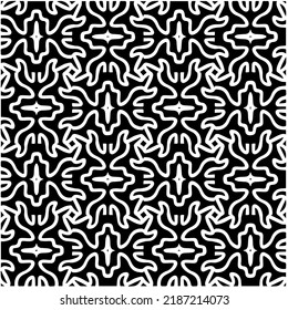 Entwurf nahtloser monochromer geometrischer Muster. Abstrakter Hintergrund. Vector art.Perfekt für Website-Hintergrund, Wickelpapier, Tapete, Textil und Oberflächendesign. 