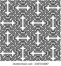 Diseño de un patrón geométrico monocromo sin fisuras. Antecedentes abstractos. Arte vectorial.Perfecto para el fondo del sitio, papel envolvente, papel tapiz, textil y diseño de superficie. 