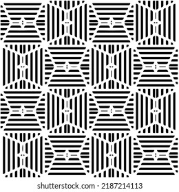 Design seamless monochrome geometric pattern. Abstract background. Vector art.Perfect for site backdrop, wrapping paper, wallpaper, textile and surface design. 