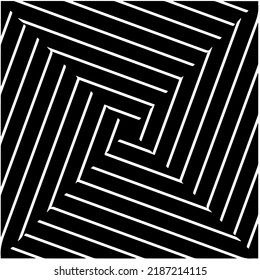 Design seamless monochrome geometric pattern. Abstract background. Vector art.Perfect for site backdrop, wrapping paper, wallpaper, textile and surface design. 