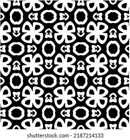 Diseño de un patrón geométrico monocromo sin fisuras. Antecedentes abstractos. Arte vectorial.Perfecto para el fondo del sitio, papel envolvente, papel tapiz, textil y diseño de superficie. 