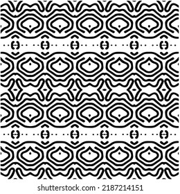 Diseño de un patrón geométrico monocromo sin fisuras. Antecedentes abstractos. Arte vectorial.Perfecto para el fondo del sitio, papel envolvente, papel tapiz, textil y diseño de superficie. 