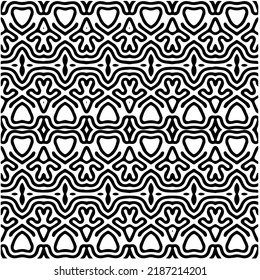 Design seamless monochrome geometric pattern. Abstract background. Vector art.Perfect for site backdrop, wrapping paper, wallpaper, textile and surface design. 