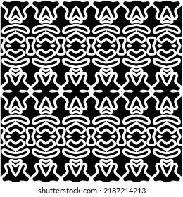 Design seamless monochrome geometric pattern. Abstract background. Vector art.Perfect for site backdrop, wrapping paper, wallpaper, textile and surface design. 
