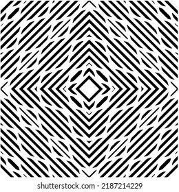 Design seamless monochrome geometric pattern. Abstract background. Vector art.Perfect for site backdrop, wrapping paper, wallpaper, textile and surface design. 