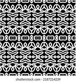 Design seamless monochrome geometric pattern. Abstract background. Vector art.Perfect for site backdrop, wrapping paper, wallpaper, textile and surface design. 