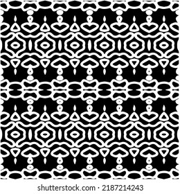 Design seamless monochrome geometric pattern. Abstract background. Vector art.Perfect for site backdrop, wrapping paper, wallpaper, textile and surface design. 