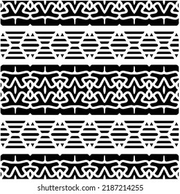 Entwurf nahtloser monochromer geometrischer Muster. Abstrakter Hintergrund. Vector art.Perfekt für Website-Hintergrund, Wickelpapier, Tapete, Textil und Oberflächendesign. 