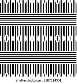 Design seamless monochrome geometric pattern. Abstract background. Vector art.Perfect for site backdrop, wrapping paper, wallpaper, textile and surface design. 