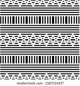 Diseño de un patrón geométrico monocromo sin fisuras. Antecedentes abstractos. Arte vectorial.Perfecto para el fondo del sitio, papel envolvente, papel tapiz, textil y diseño de superficie. 