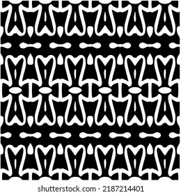 Design seamless monochrome geometric pattern. Abstract background. Vector art.Perfect for site backdrop, wrapping paper, wallpaper, textile and surface design. 