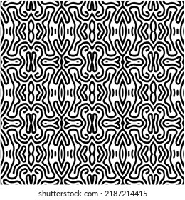 Design seamless monochrome geometric pattern. Abstract background. Vector art.Perfect for site backdrop, wrapping paper, wallpaper, textile and surface design. 