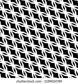 Design seamless monochrome geometric pattern. Abstract background. Vector art.Perfect for site backdrop, wrapping paper, wallpaper, textile and surface design. 