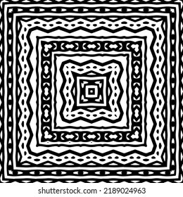 Design seamless monochrome geometric pattern. Abstract background. Vector art.Perfect for site backdrop, wrapping paper, wallpaper, textile and surface design. 
