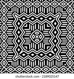 Entwurf nahtloser monochromer geometrischer Muster. Abstrakter Hintergrund. Vector art.Perfekt für Website-Hintergrund, Wickelpapier, Tapete, Textil und Oberflächendesign. 
