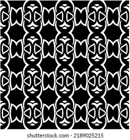 Diseño de un patrón geométrico monocromo sin fisuras. Antecedentes abstractos. Arte vectorial.Perfecto para el fondo del sitio, papel envolvente, papel tapiz, textil y diseño de superficie. 