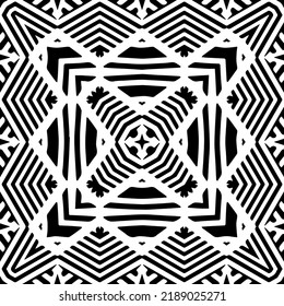 Diseño de un patrón geométrico monocromo sin fisuras. Antecedentes abstractos. Arte vectorial.Perfecto para el fondo del sitio, papel envolvente, papel tapiz, textil y diseño de superficie. 