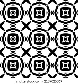 Design seamless monochrome geometric pattern. Abstract background. Vector art.Perfect for site backdrop, wrapping paper, wallpaper, textile and surface design. 
