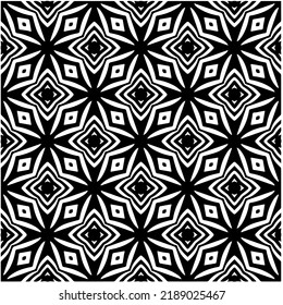 Entwurf nahtloser monochromer geometrischer Muster. Abstrakter Hintergrund. Vector art.Perfekt für Website-Hintergrund, Wickelpapier, Tapete, Textil und Oberflächendesign. 
