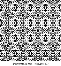 Diseño de un patrón geométrico monocromo sin fisuras. Antecedentes abstractos. Arte vectorial.Perfecto para el fondo del sitio, papel envolvente, papel tapiz, textil y diseño de superficie. 