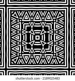 Diseño de un patrón geométrico monocromo sin fisuras. Antecedentes abstractos. Arte vectorial.Perfecto para el fondo del sitio, papel envolvente, papel tapiz, textil y diseño de superficie. 