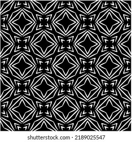 Entwurf nahtloser monochromer geometrischer Muster. Abstrakter Hintergrund. Vector art.Perfekt für Website-Hintergrund, Wickelpapier, Tapete, Textil und Oberflächendesign. 
