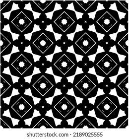 Design seamless monochrome geometric pattern. Abstract background. Vector art.Perfect for site backdrop, wrapping paper, wallpaper, textile and surface design. 
