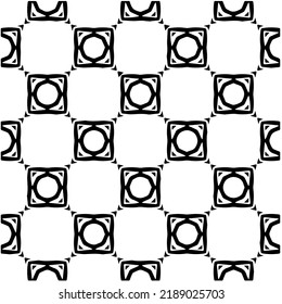 Design seamless monochrome geometric pattern. Abstract background. Vector art.Perfect for site backdrop, wrapping paper, wallpaper, textile and surface design. 
