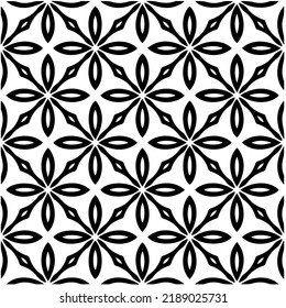Design seamless monochrome geometric pattern. Abstract background. Vector art.Perfect for site backdrop, wrapping paper, wallpaper, textile and surface design. 
