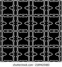Design seamless monochrome geometric pattern. Abstract background. Vector art.Perfect for site backdrop, wrapping paper, wallpaper, textile and surface design. 