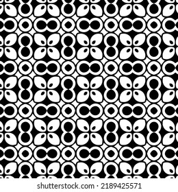 Entwurf nahtloser monochromer geometrischer Muster. Abstrakter Hintergrund. Vector art.Perfekt für Website-Hintergrund, Wickelpapier, Tapete, Textil und Oberflächendesign. 