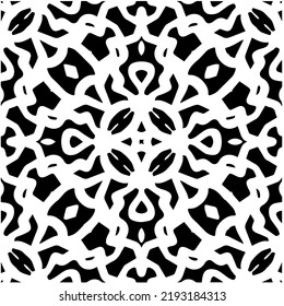 Design seamless monochrome geometric pattern. Abstract background. Vector art.Perfect for site backdrop, wrapping paper, wallpaper, textile and surface design. 
