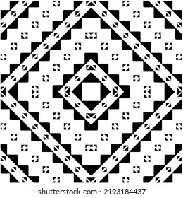 Diseño de un patrón geométrico monocromo sin fisuras. Antecedentes abstractos. Arte vectorial.Perfecto para el fondo del sitio, papel envolvente, papel tapiz, textil y diseño de superficie. 