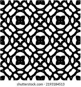 Design seamless monochrome geometric pattern. Abstract background. Vector art.Perfect for site backdrop, wrapping paper, wallpaper, textile and surface design. 