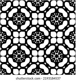 Diseño de un patrón geométrico monocromo sin fisuras. Antecedentes abstractos. Arte vectorial.Perfecto para el fondo del sitio, papel envolvente, papel tapiz, textil y diseño de superficie. 