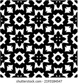 Design seamless monochrome geometric pattern. Abstract background. Vector art.Perfect for site backdrop, wrapping paper, wallpaper, textile and surface design. 
