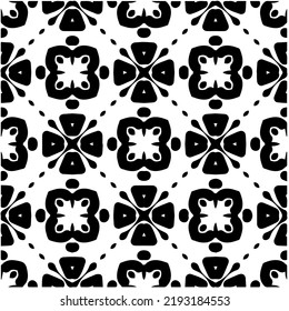 Design seamless monochrome geometric pattern. Abstract background. Vector art.Perfect for site backdrop, wrapping paper, wallpaper, textile and surface design. 
