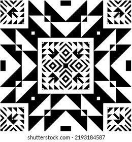 Design seamless monochrome geometric pattern. Abstract background. Vector art.Perfect for site backdrop, wrapping paper, wallpaper, textile and surface design. 