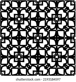 Diseño de un patrón geométrico monocromo sin fisuras. Antecedentes abstractos. Arte vectorial.Perfecto para el fondo del sitio, papel envolvente, papel tapiz, textil y diseño de superficie. 