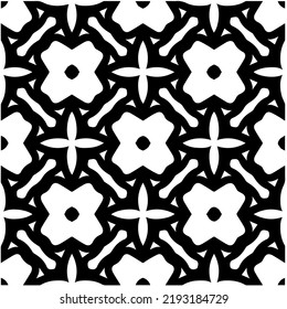 Design seamless monochrome geometric pattern. Abstract background. Vector art.Perfect for site backdrop, wrapping paper, wallpaper, textile and surface design. 