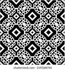 Design seamless monochrome geometric pattern. Abstract background. Vector art.Perfect for site backdrop, wrapping paper, wallpaper, textile and surface design. 
