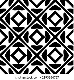 Design seamless monochrome geometric pattern. Abstract background. Vector art.Perfect for site backdrop, wrapping paper, wallpaper, textile and surface design. 