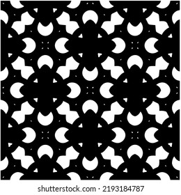 Design seamless monochrome geometric pattern. Abstract background. Vector art.Perfect for site backdrop, wrapping paper, wallpaper, textile and surface design. 